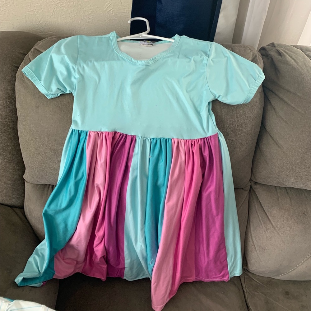 Spring striped dress